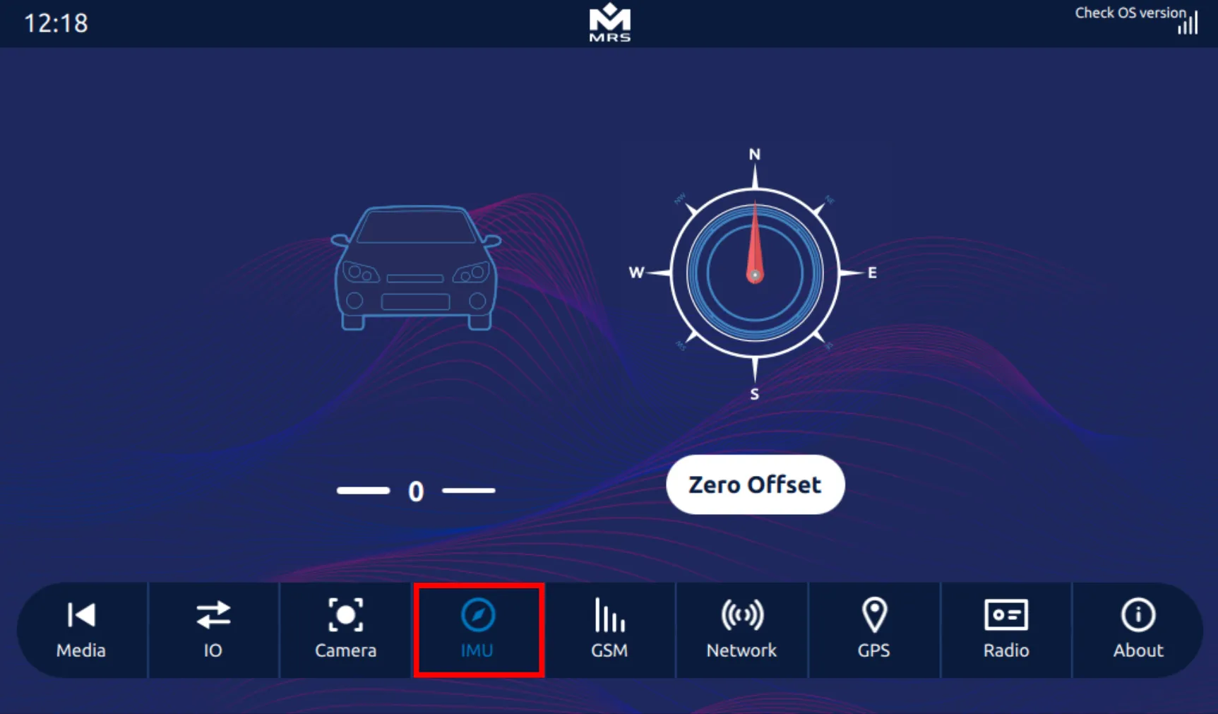 IMU Sensor's Ouput in the Reference App